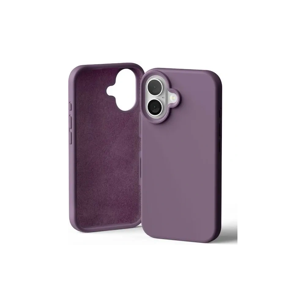 Etui Mercury Silicone do Apple iPhone 16 fioletowy