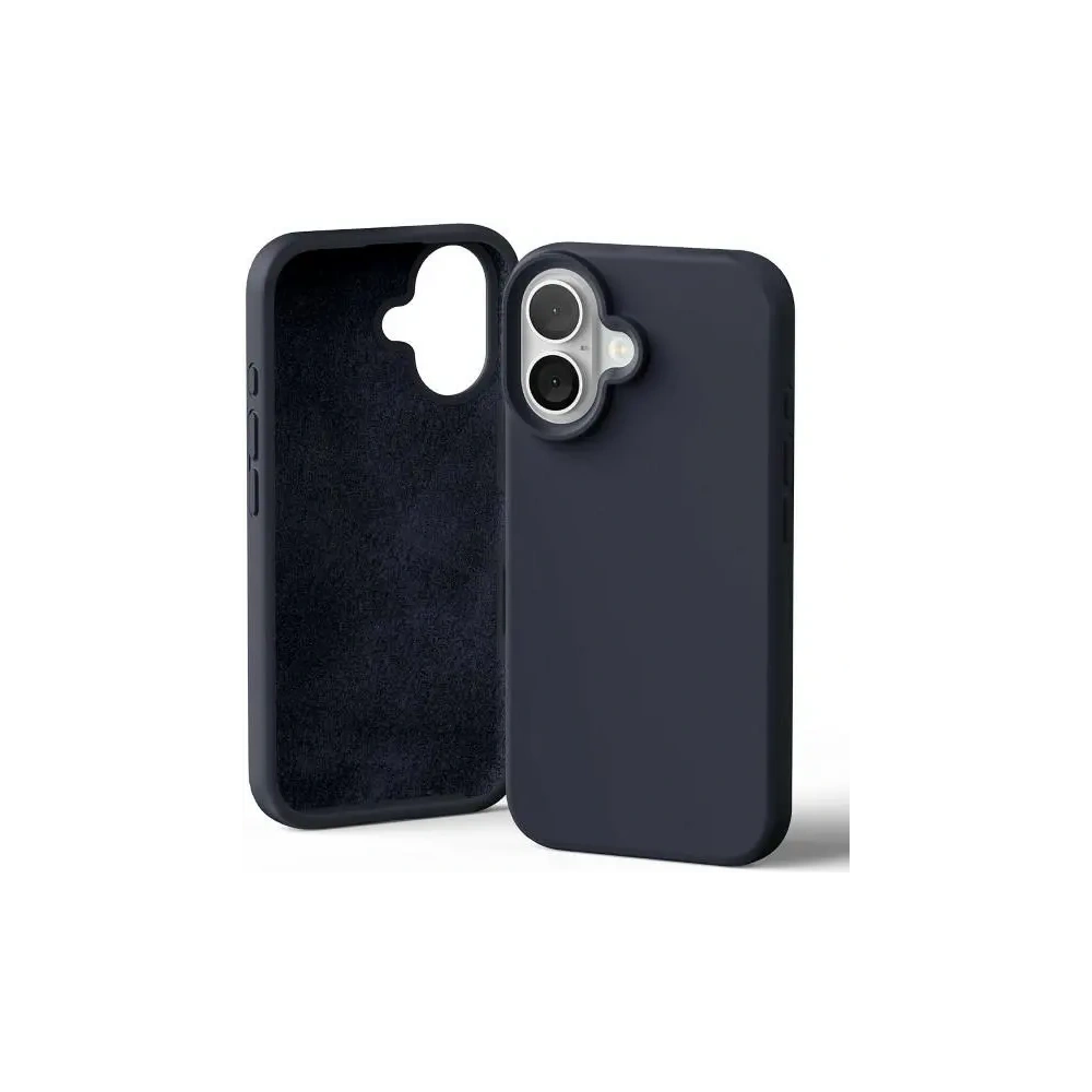 Etui Mercury Silicone do Apple iPhone 16 granatowy