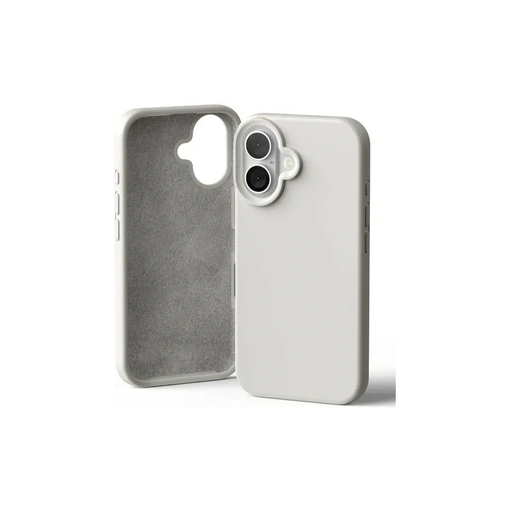 Etui Mercury Silicone do Apple iPhone 16 kamienny