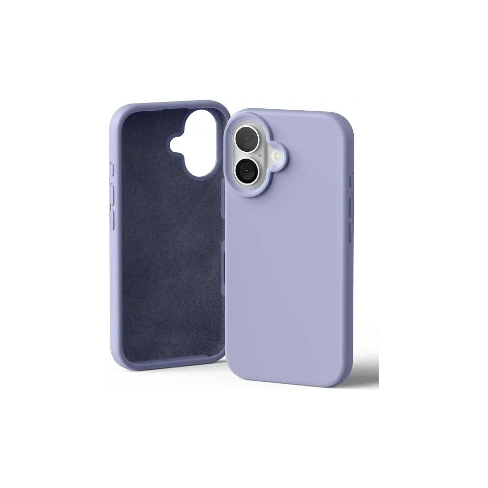 Etui Mercury Silicone do Apple iPhone 16 lawendowy