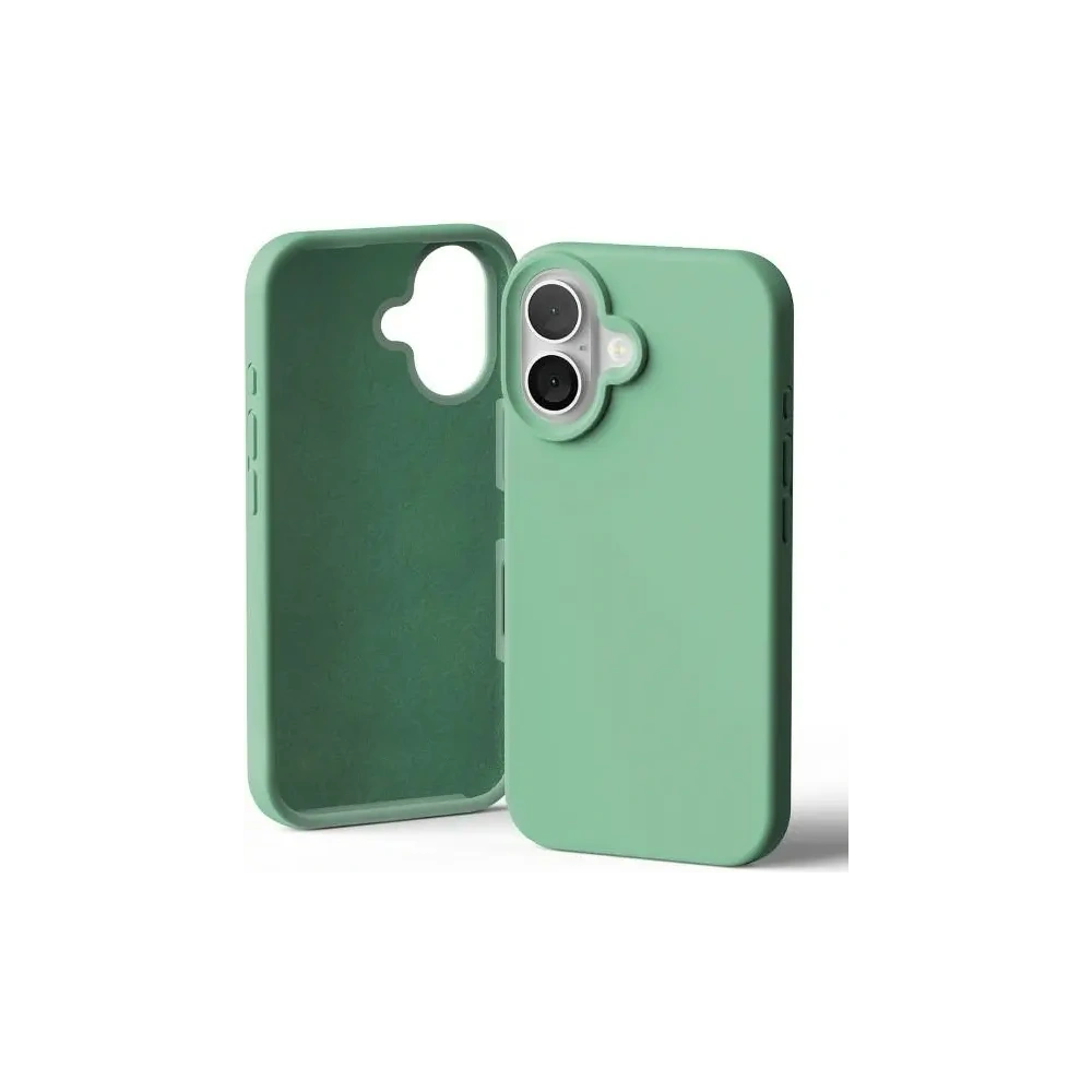 Etui Mercury Silicone do Apple iPhone 16 zielony