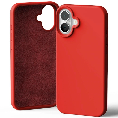 Buy Mercury Silicone Case Apple iPhone 16 Plus red - MCR381 - {ean13} - Home Screen Store Europe