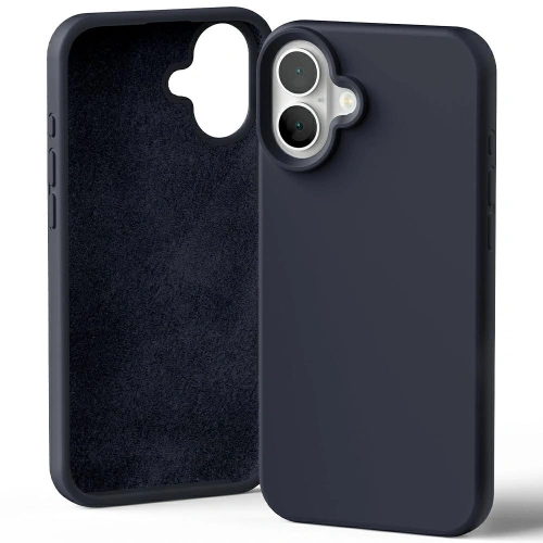Buy Mercury Silicone Case Apple iPhone 16 Plus navy blue - MCR383 - {ean13} - Home Screen Store Europe