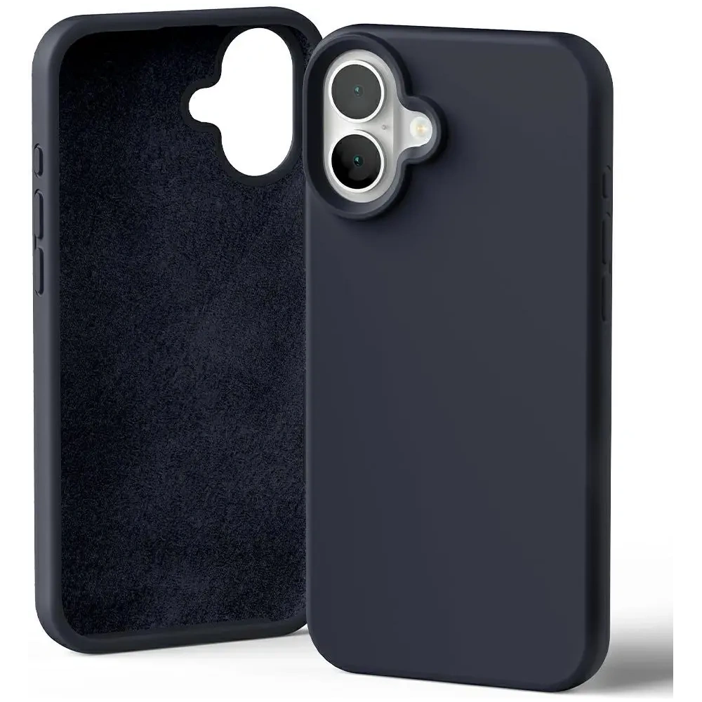 Etui Mercury Silicone do Apple iPhone 16 Plus granatowy