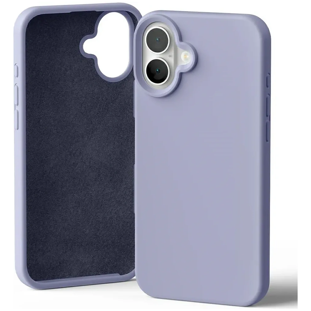 Etui Mercury Silicone do Apple iPhone 16 Plus lawendowy