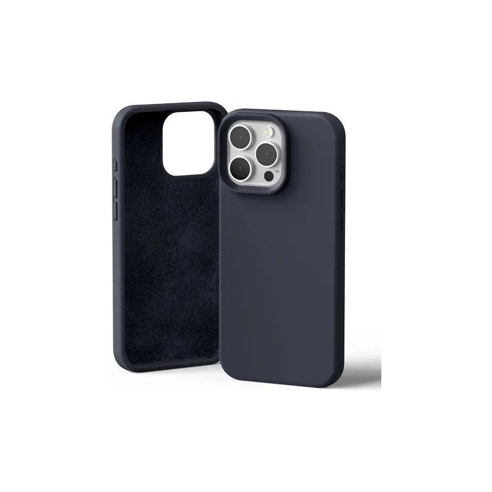 Etui Mercury Silicone do Apple iPhone 16 Pro Max granatowy