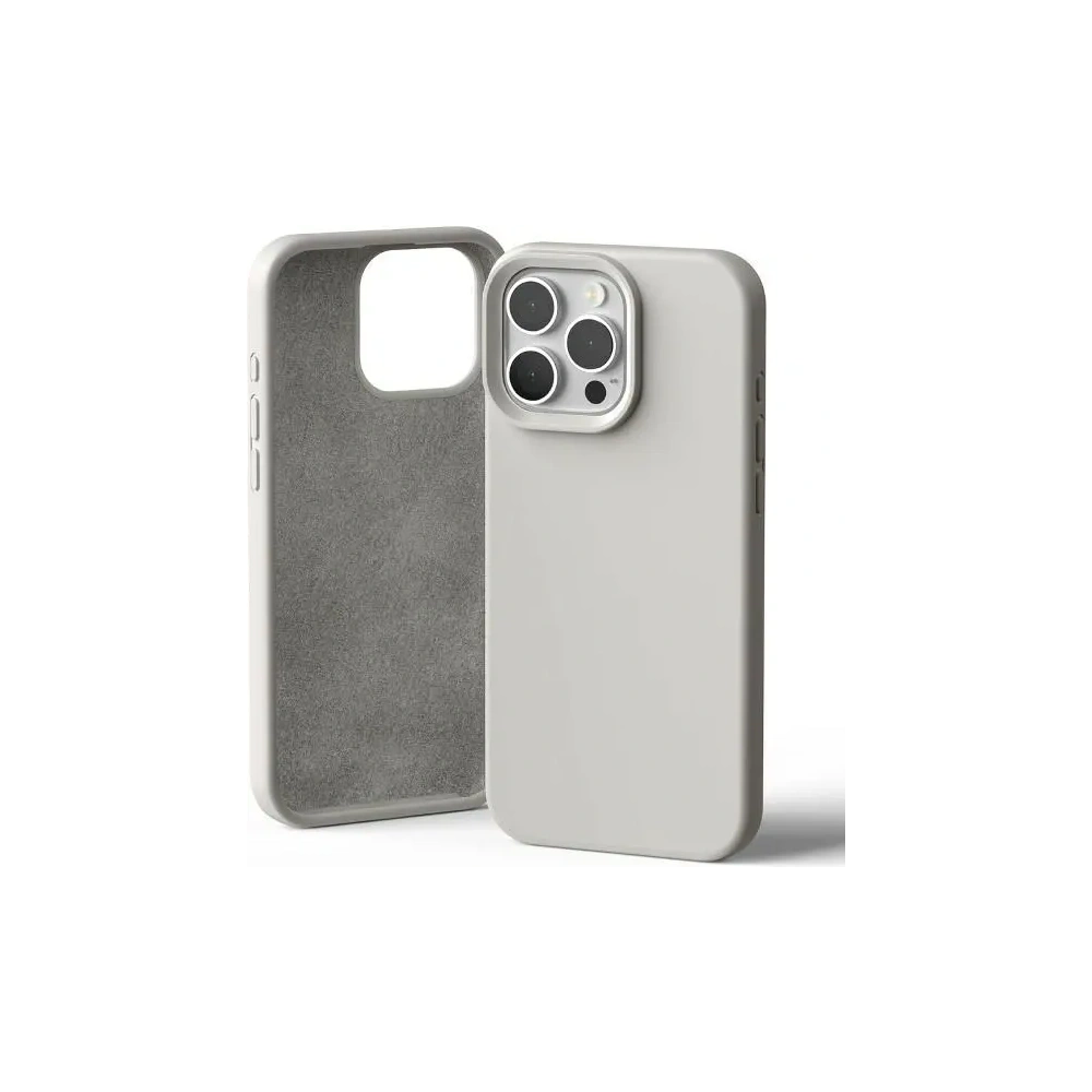 Etui Mercury Silicone do Apple iPhone 16 Pro Max kamienny