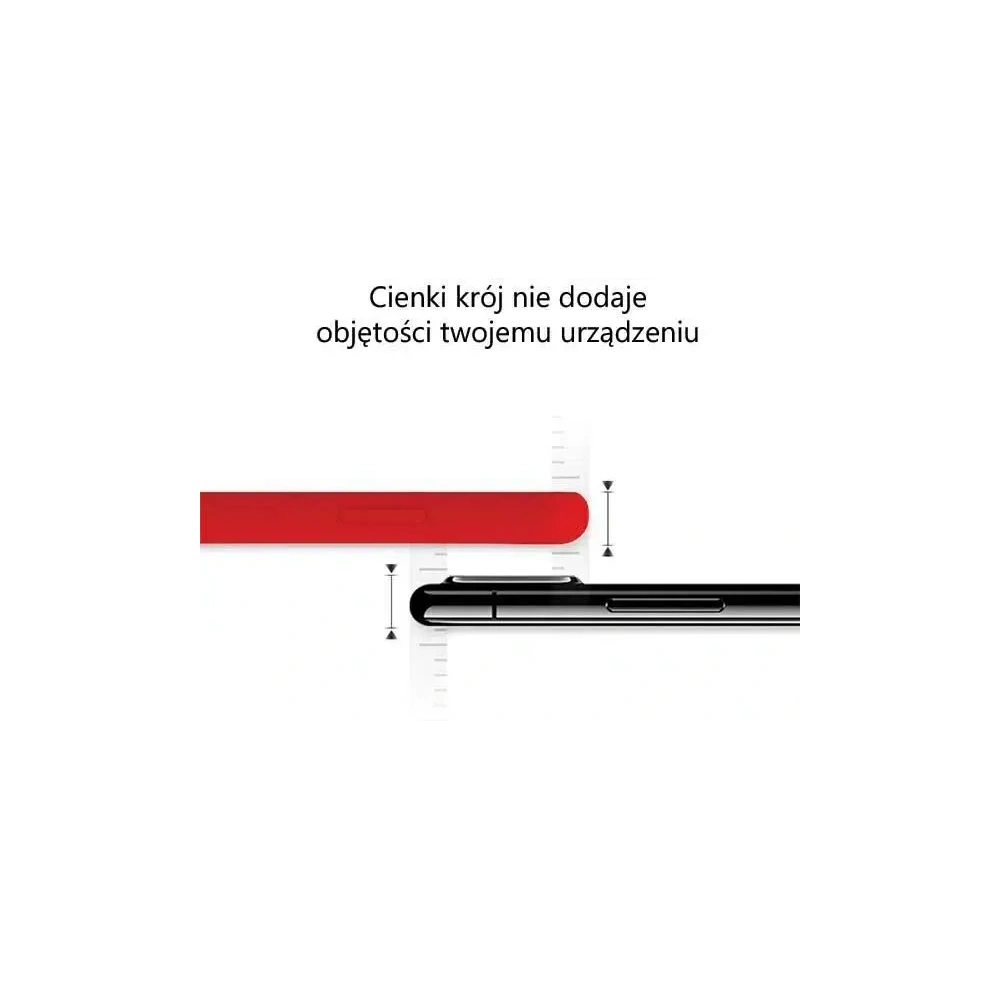 Etui Mercury Silicone do Samsung Galaxy A14 5G czerwony