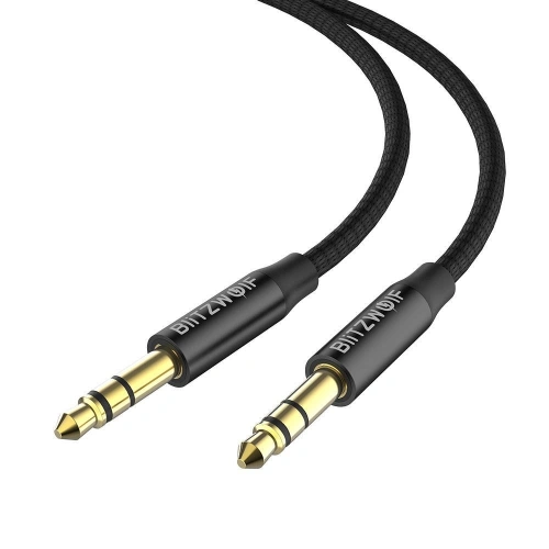 Kup Blitzwolf Miniklinke 3.5mm AUX Kabel BW-AA1, 1m (schwarz) - BLZ247BLK - {ean13} - Sklep Home Screen