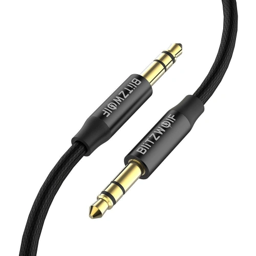 Kup Blitzwolf Miniklinke 3.5mm AUX Kabel BW-AA1, 1m (schwarz) - BLZ247BLK - {ean13} - Sklep Home Screen
