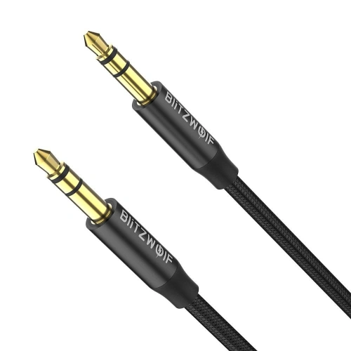Kup Blitzwolf Miniklinke 3.5mm AUX Kabel BW-AA1, 1m (schwarz) - BLZ247BLK - {ean13} - Sklep Home Screen