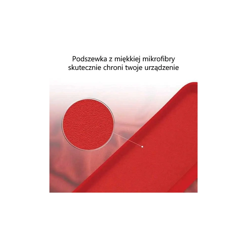 Etui Mercury Silicone do Samsung Galaxy A34 5G czerwony