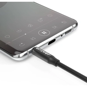 Kabel mini jack 3,5mm AUX Blitzwolf BW-AA1, 1m (czarny)