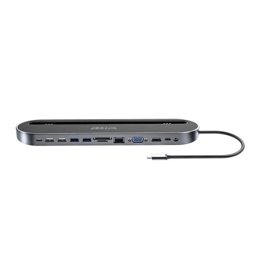 Kup Adapter 12w1 Blitzwolf BW-TH9 Hub USB-C na 2x USB 3.0 + 2x USB 2.0, VGA, RJ45, 3.5 mm jack, HDMI - BLZ248 - {ean13} - Sklep Home Screen