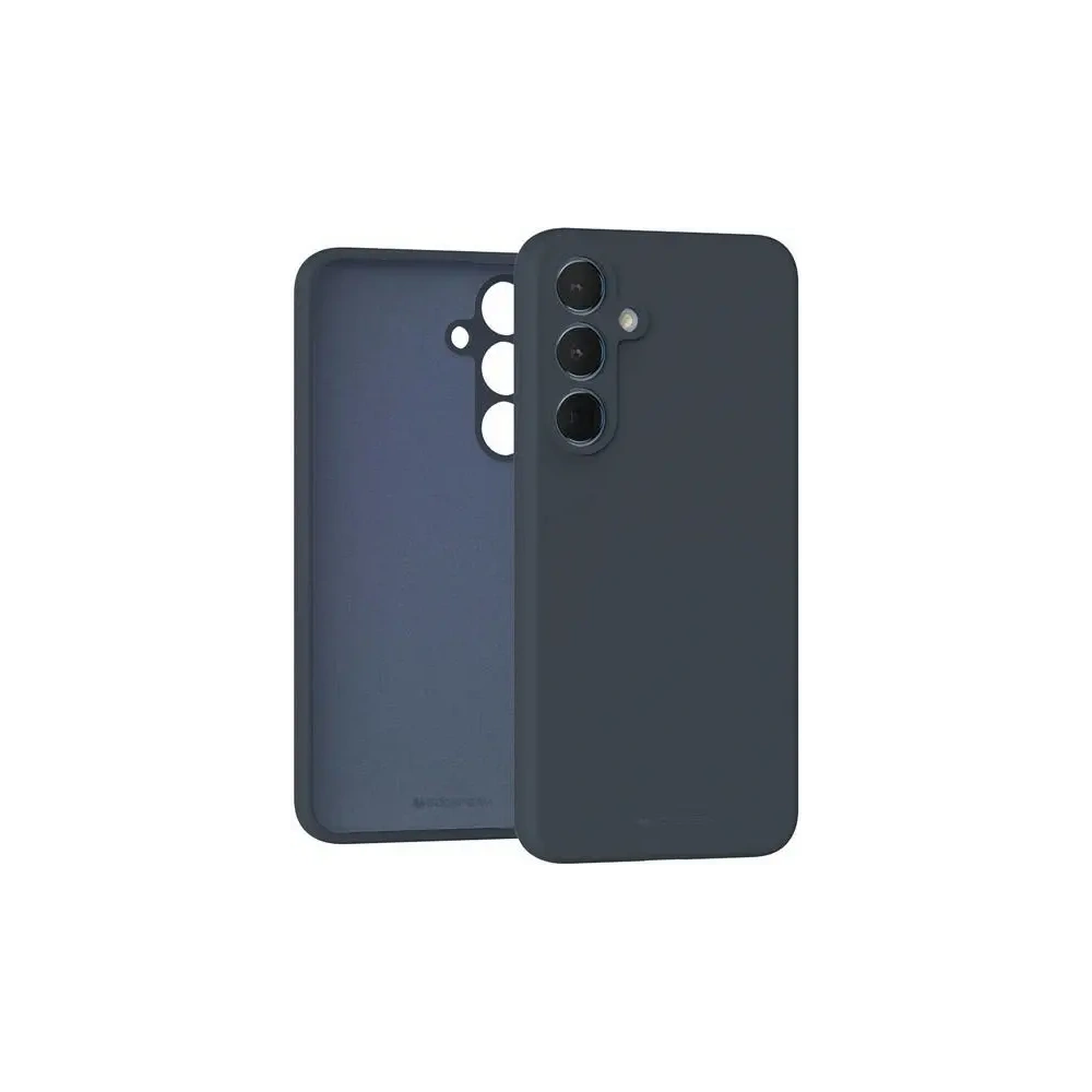 Etui Mercury Silicone do Samsung Galaxy A55 granatowy