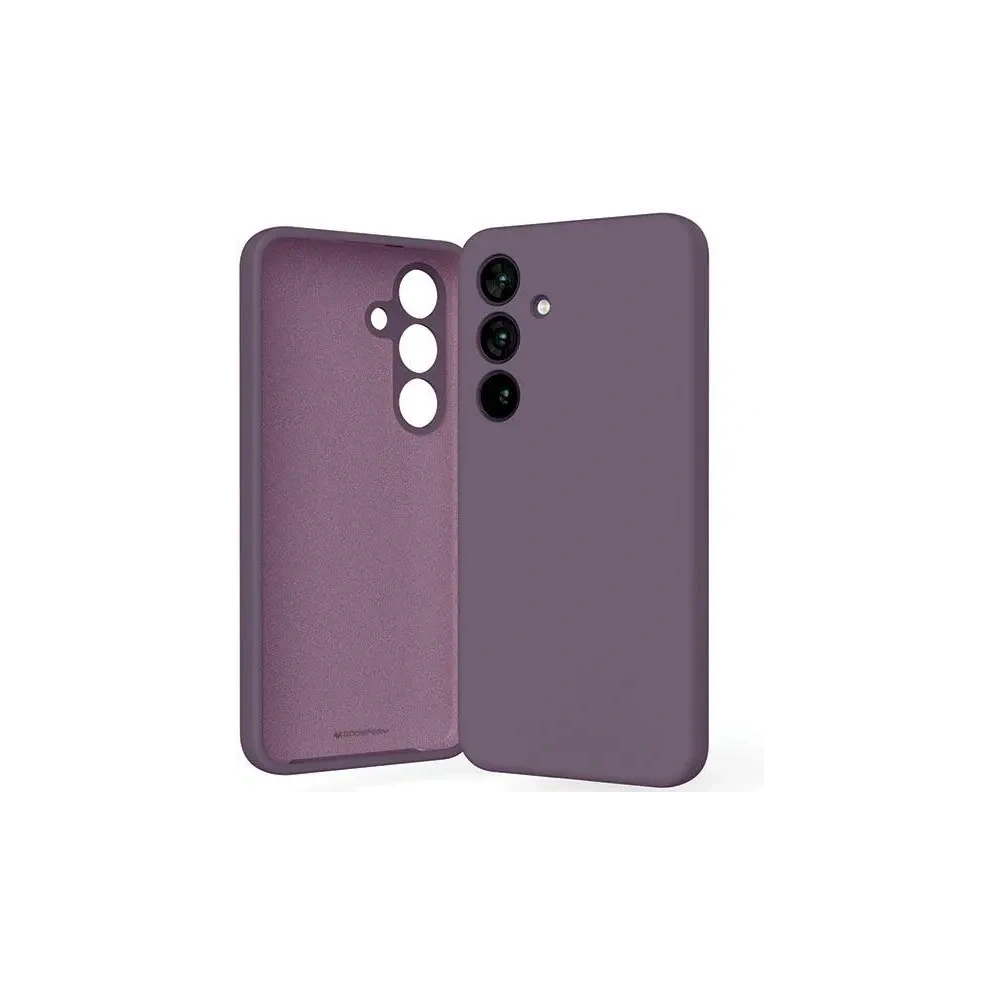 Etui Mercury Silicone do Samsung Galaxy S24 fioletowy