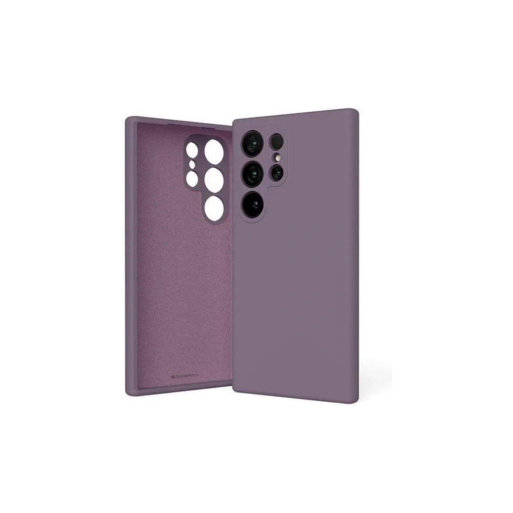 Etui Mercury Silicone do Samsung Galaxy S24 Ultra fioletowy