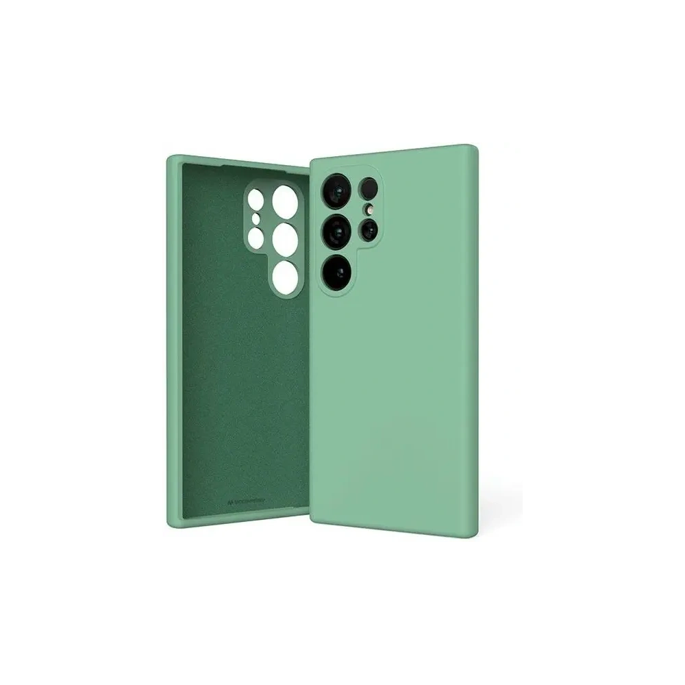 Etui Mercury Silicone do Samsung Galaxy S24 Ultra zielony