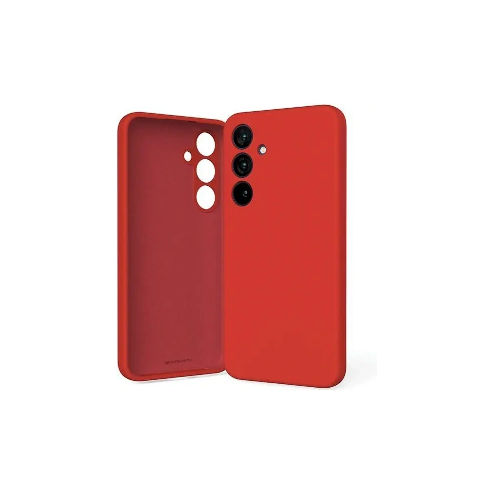 Etui Mercury Silicone do Samsung Galaxy S24+ Plus czerwony