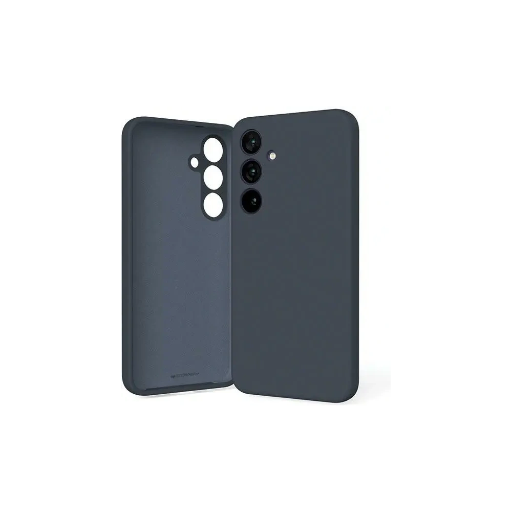 Etui Mercury Silicone do Samsung Galaxy S24+ Plus granatowy