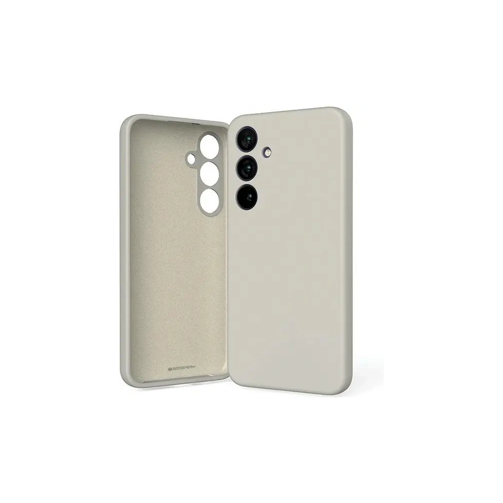 Etui Mercury Silicone do Samsung Galaxy S24+ Plus kamienny