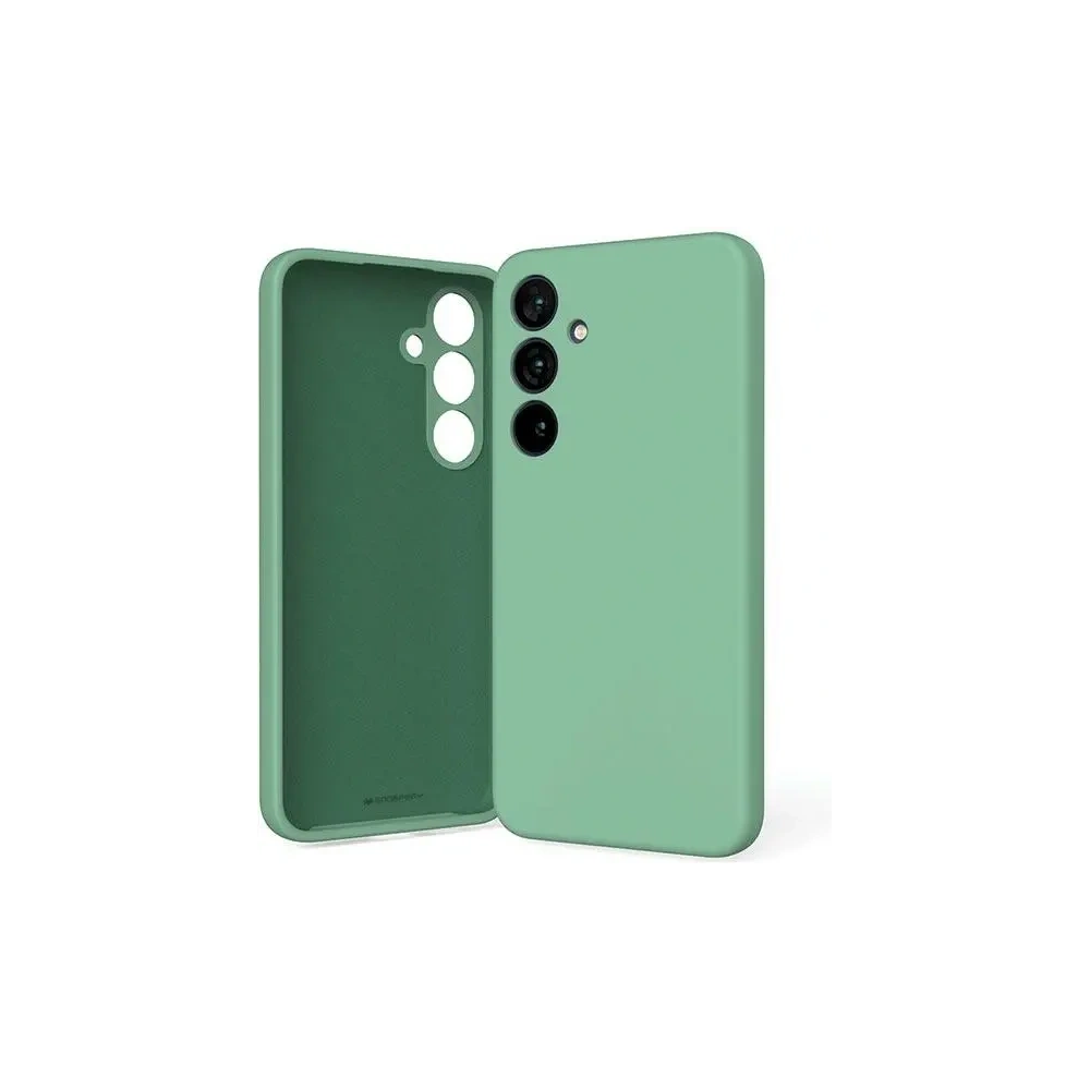 Etui Mercury Silicone do Samsung Galaxy S24+ Plus zielony