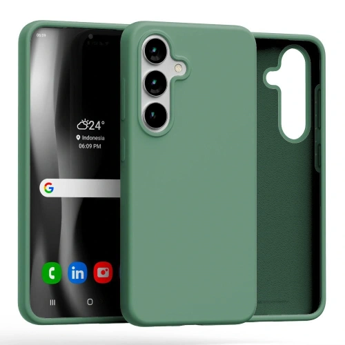 Kup Etui Mercury Silicone do Samsung Galaxy S25 zielony - MCR491 - {ean13} - Sklep Home Screen