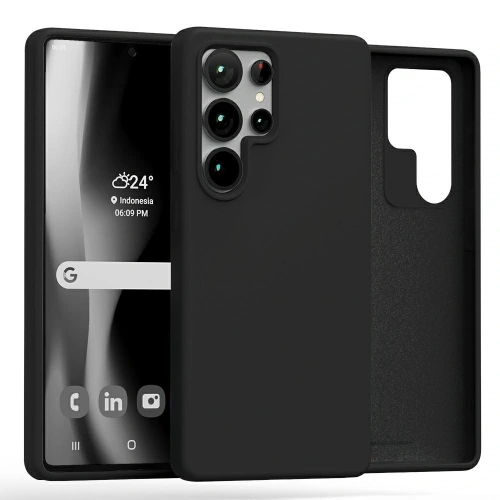 Buy Mercury Silicone Case Samsung Galaxy S25 Ultra black - MCR492 - {ean13} - Home Screen Store Europe