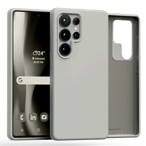 Buy Mercury Silicone Case Samsung Galaxy S25 Ultra stone - MCR496 - {ean13} - Home Screen Store Europe