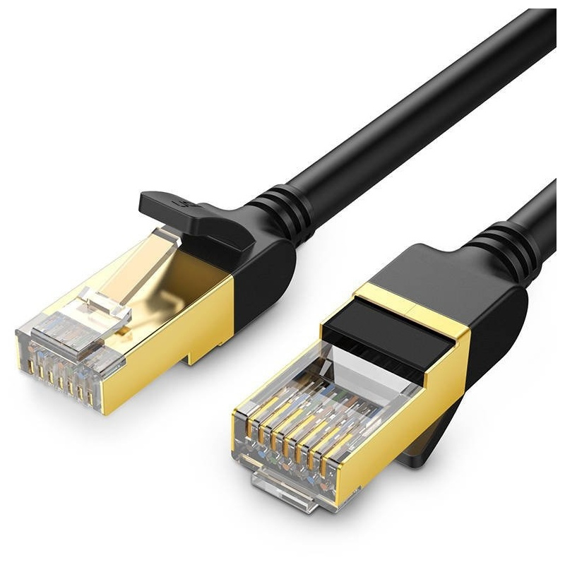 Buy UGREEN NW107 Ethernet RJ45 Round network cable, Cat.7, STP, 2m (Black) - 6957303882694 - UGR414BLK - Homescreen.pl