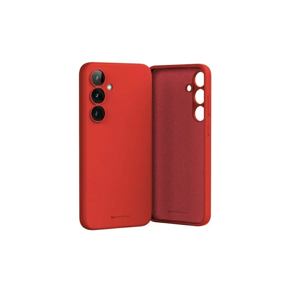 Etui Mercury Silicone do Samsung Galaxy A16 czerwony