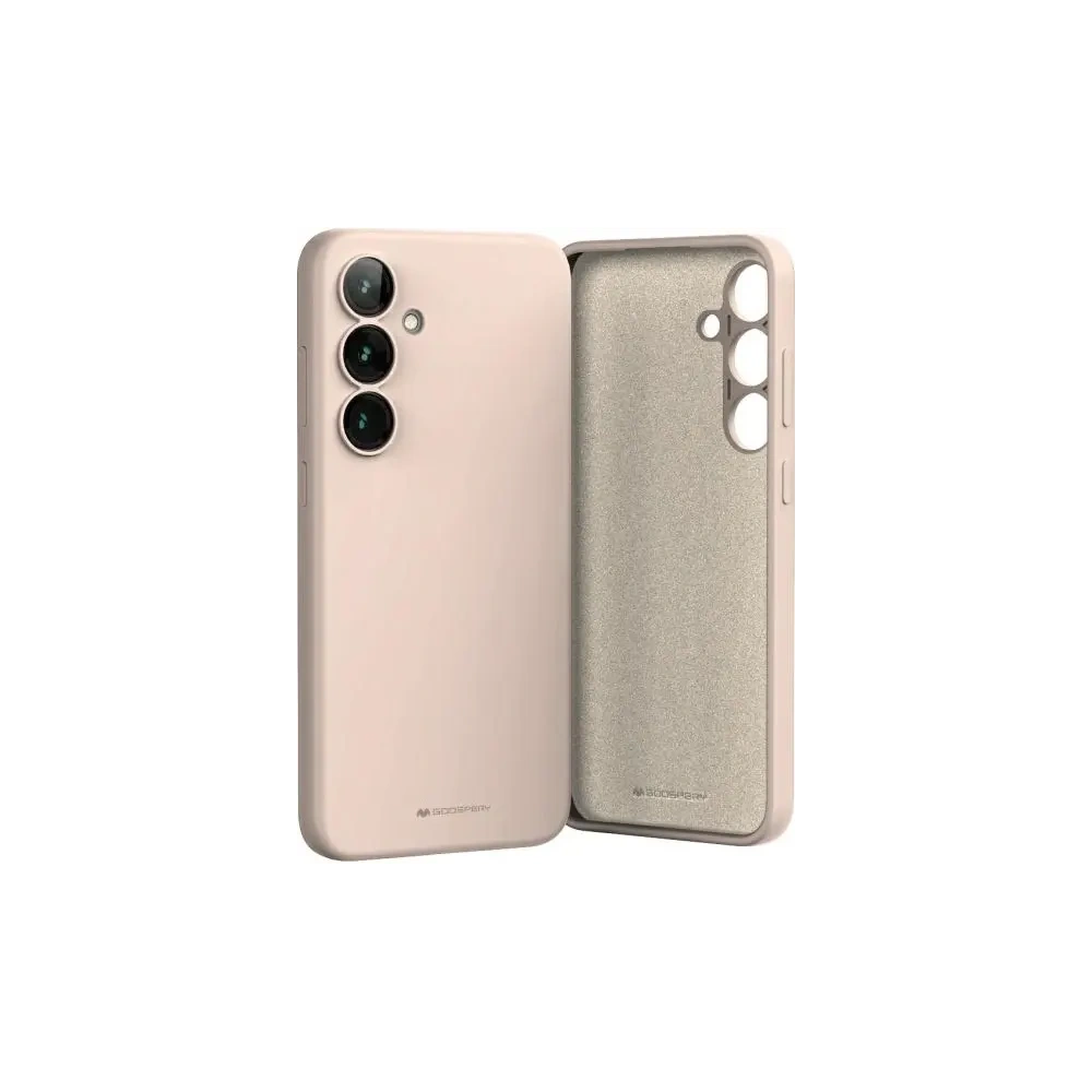 Etui Mercury Silicone do Samsung Galaxy A16 piaskowy róż