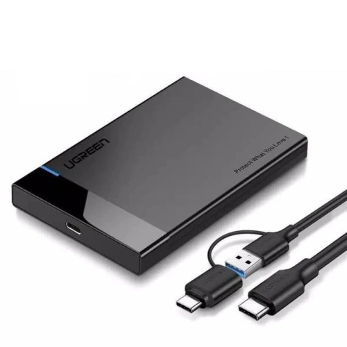 Kup UGREEN US221 2,5" HDD/SSD külső ház, SATA, USB 3.0 + USB-C USB-C 3.1-hez - UGR418 - {ean13} - Sklep Home Screen