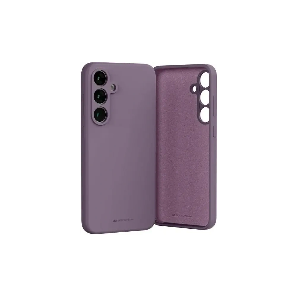 Etui Mercury Silicone do Samsung Galaxy S24 FE fioletowy