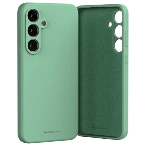 Buy Mercury Silicone Case Samsung Galaxy S24 FE green - MCR565 - {ean13} - Home Screen Store Europe