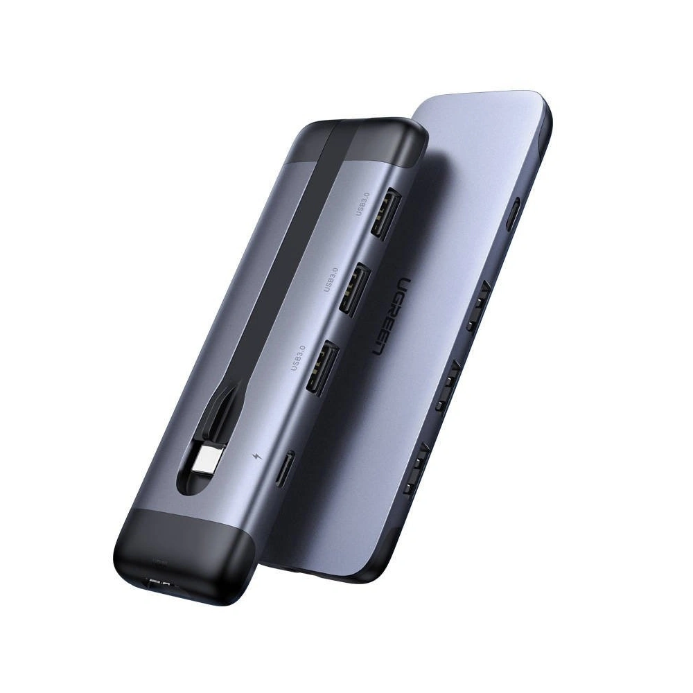 Adapter 5w1 UGREEN CM285 Hub USB-C do 3x USB 3.0 + HDMI + USB-C PD