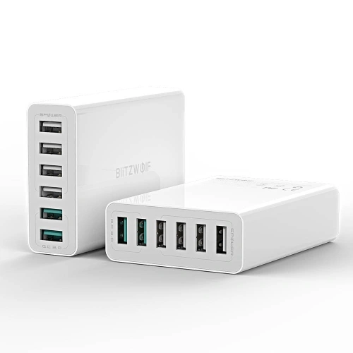 Kup Încărcător 6x USB Blitzwolf BW-S15, QC 3.0, 60W (alb) - BLZ255WHT - {ean13} - Sklep Home Screen