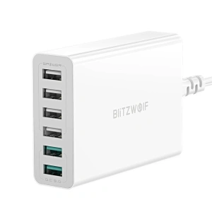Kup Încărcător 6x USB Blitzwolf BW-S15, QC 3.0, 60W (alb) - BLZ255WHT - {ean13} - Sklep Home Screen