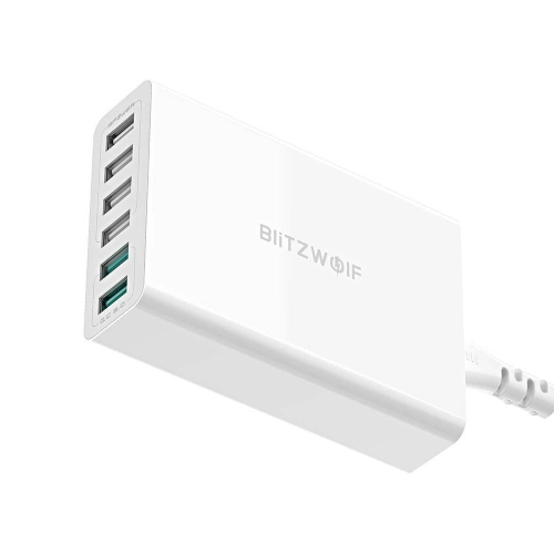 Buy Blitzwolf BW-S15 Charger 6x USB , QC 3.0, 60 W (white) - BLZ255WHT - {ean13} - Home Screen Store Europe