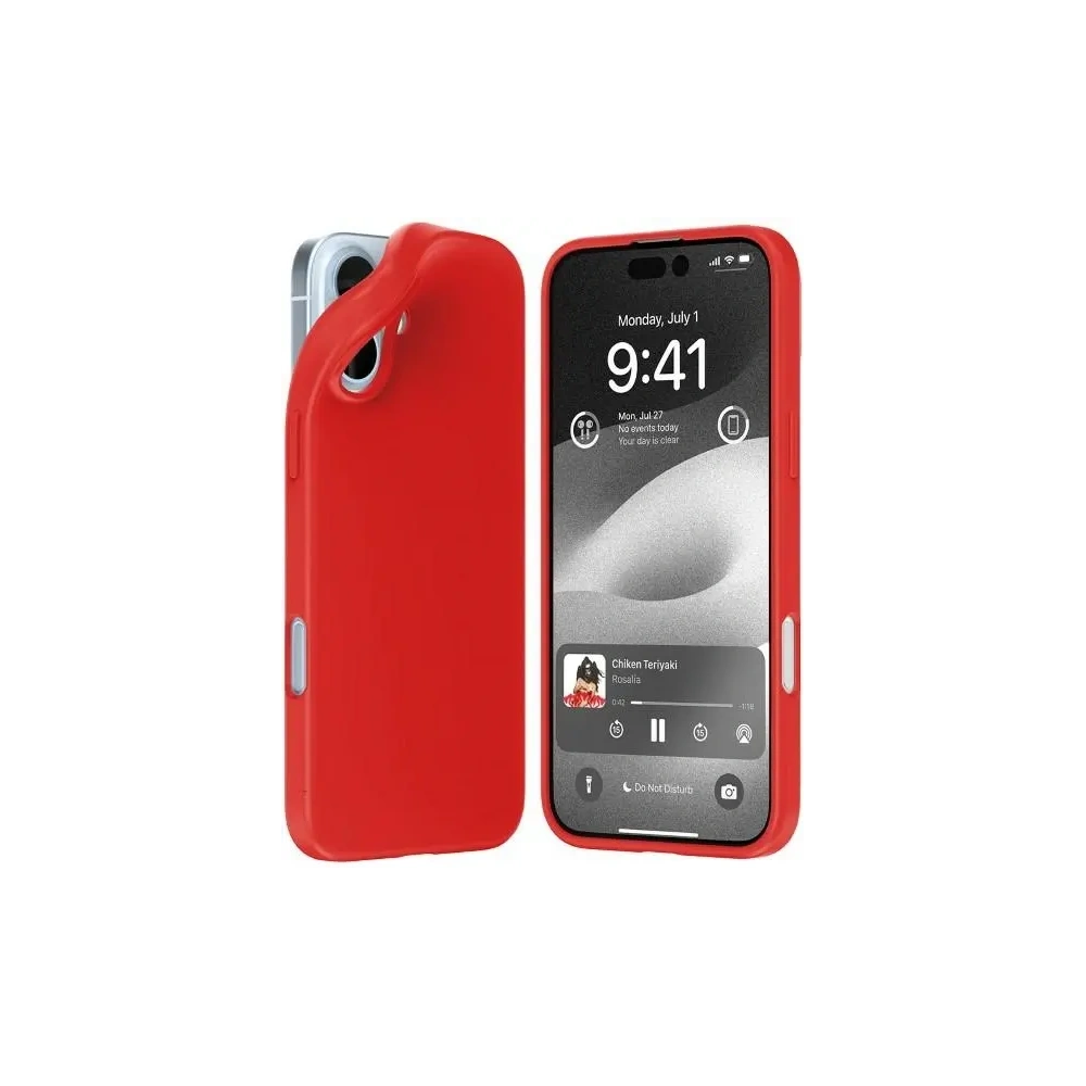 Etui Mercury Soft do Apple iPhone 16 Plus czerwony