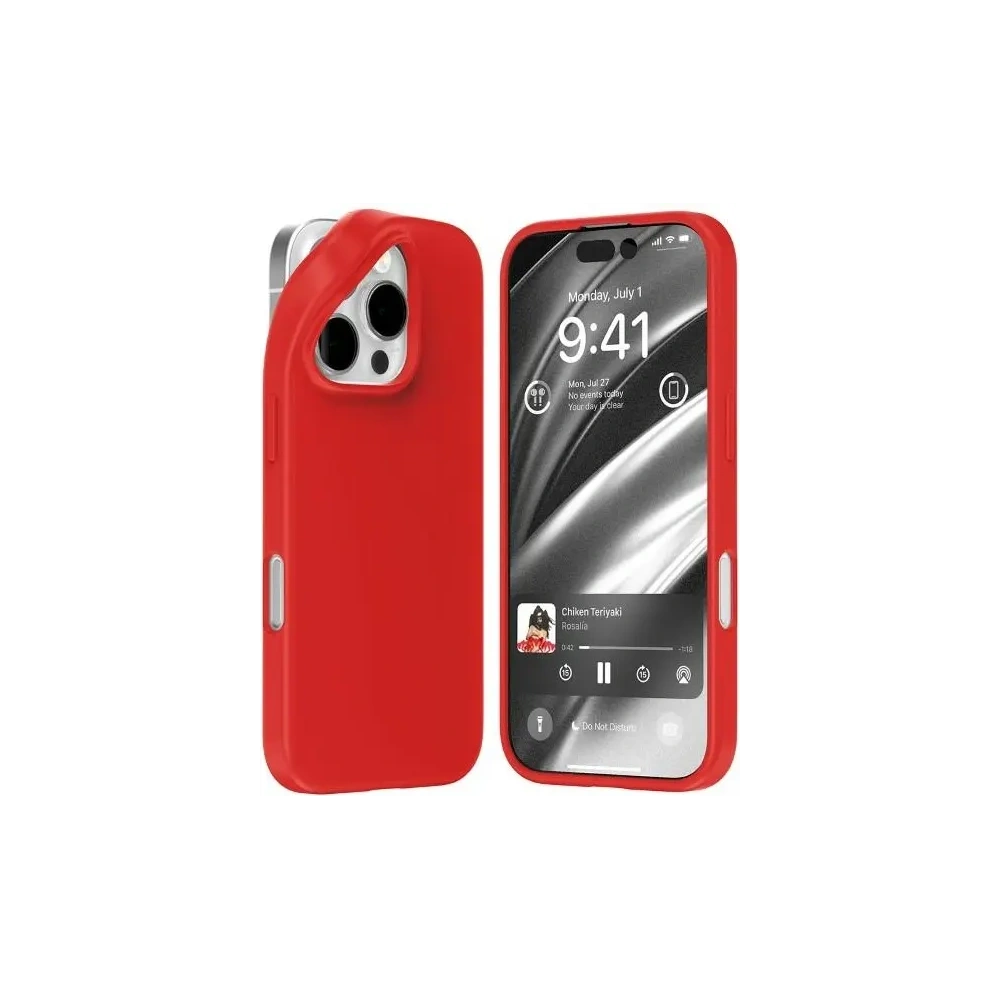 Etui Mercury Soft do Apple iPhone 16 Pro czerwony
