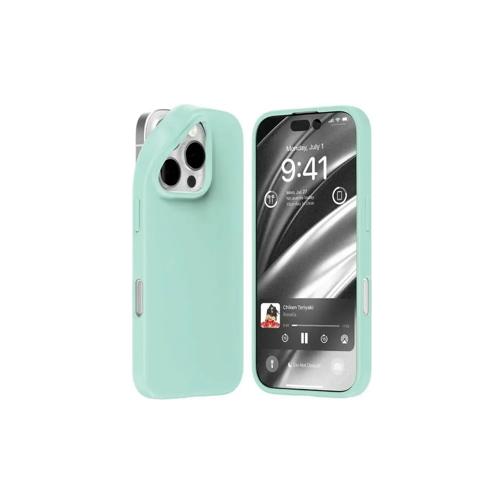 Etui Mercury Soft do Apple iPhone 16 Pro miętowy