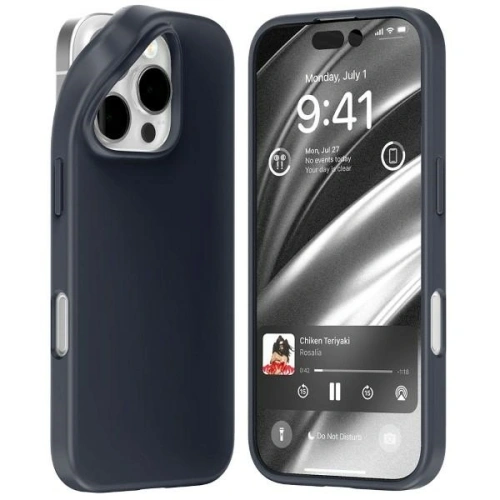 Kup Carcasă moale Mercury pentru Apple iPhone 16 Pro albastră - MCR606 - {ean13} - Sklep Home Screen