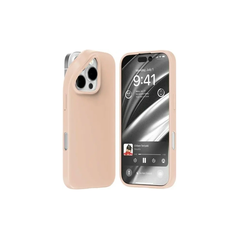 Etui Mercury Soft do Apple iPhone 16 Pro różowo piaskowy