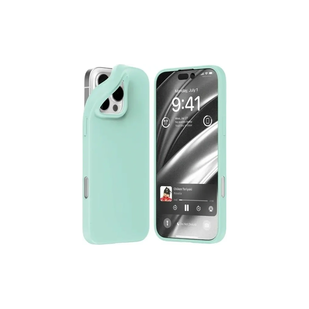 Etui Mercury Soft do Apple iPhone 16 Pro Max miętowy