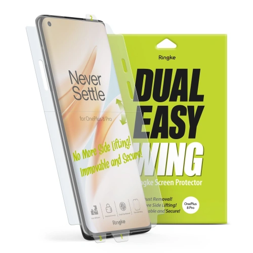 Kup Hidrogél fólia Ringke Dual Easy Wing Full Cover OnePlus 8 Pro [2 PACK] - RGK1201 - {ean13} - Sklep Home Screen