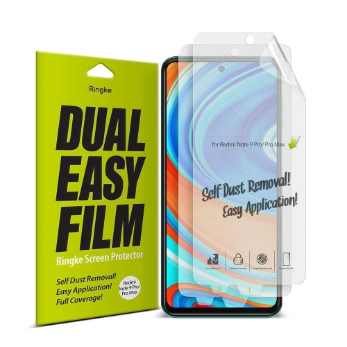 Kup Folia hydrogel Ringke Dual Easy Full Cover pentru Redmi Note 9S/9 Pro/9 Pro Max, prietenoasă cu carcasele. - RGK1202 - {ean13} - Sklep Home Screen