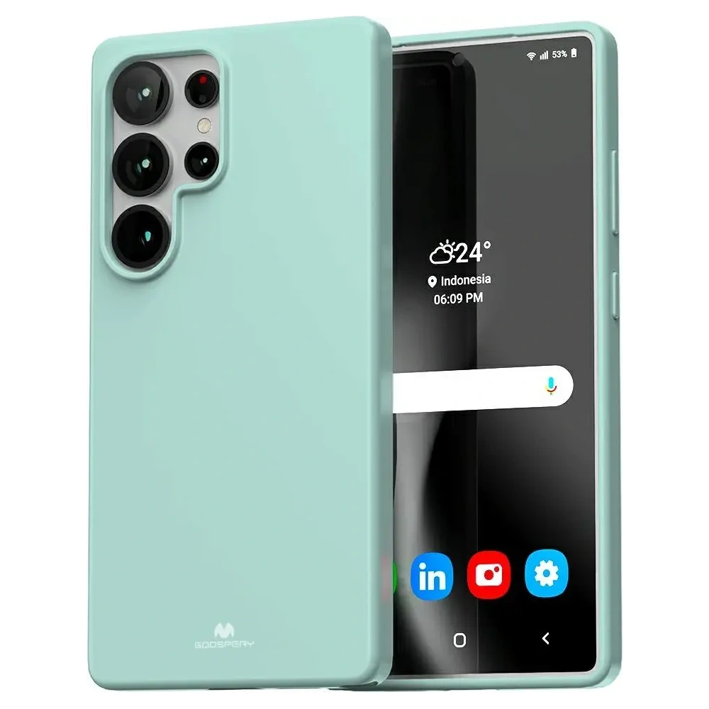 Etui Mercury Soft do Samsung Galaxy S25 Ultra miętowy