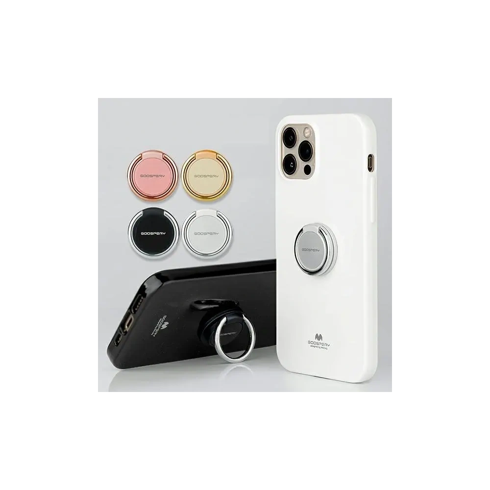 Uchwyt na palec Mercury Ring czarny/srebrny