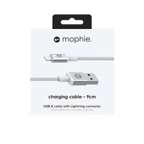Kup Kabel Mophie Lightning - USB-A 9cm (biały) - MPH034WHT - {ean13} - Sklep Home Screen